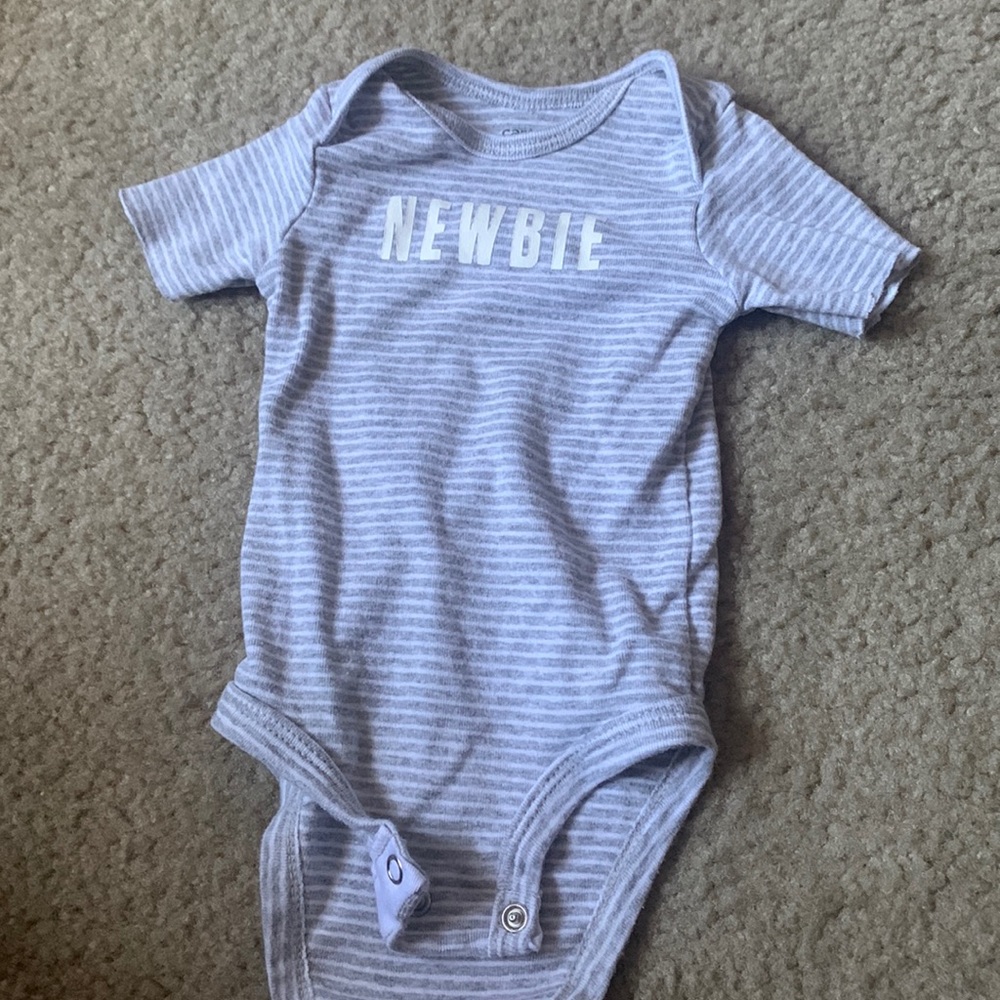 “Newbie” onesie
